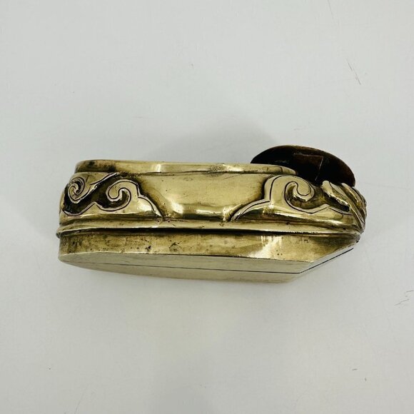 Vintage Brass Shoe Collectors Cigarette Holder Miniature Small Ashtray - Picture 5 of 13
